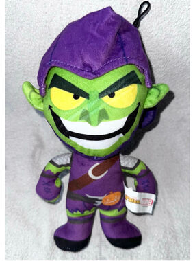 EUC Marvel Spider Man Green Goblin Plush Stuffed Toy 10”